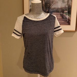 Exist short sleeved striped t-shirt